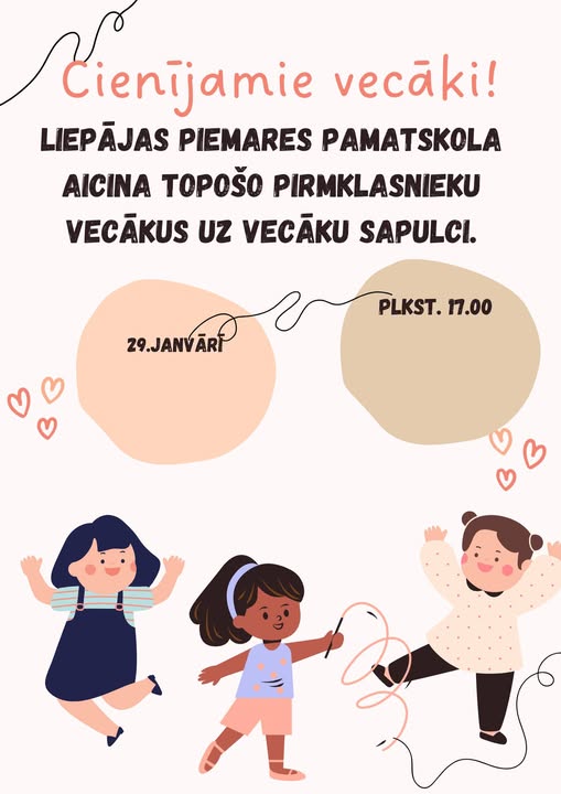 Topošo pirmklasnieku vecāku sapulce